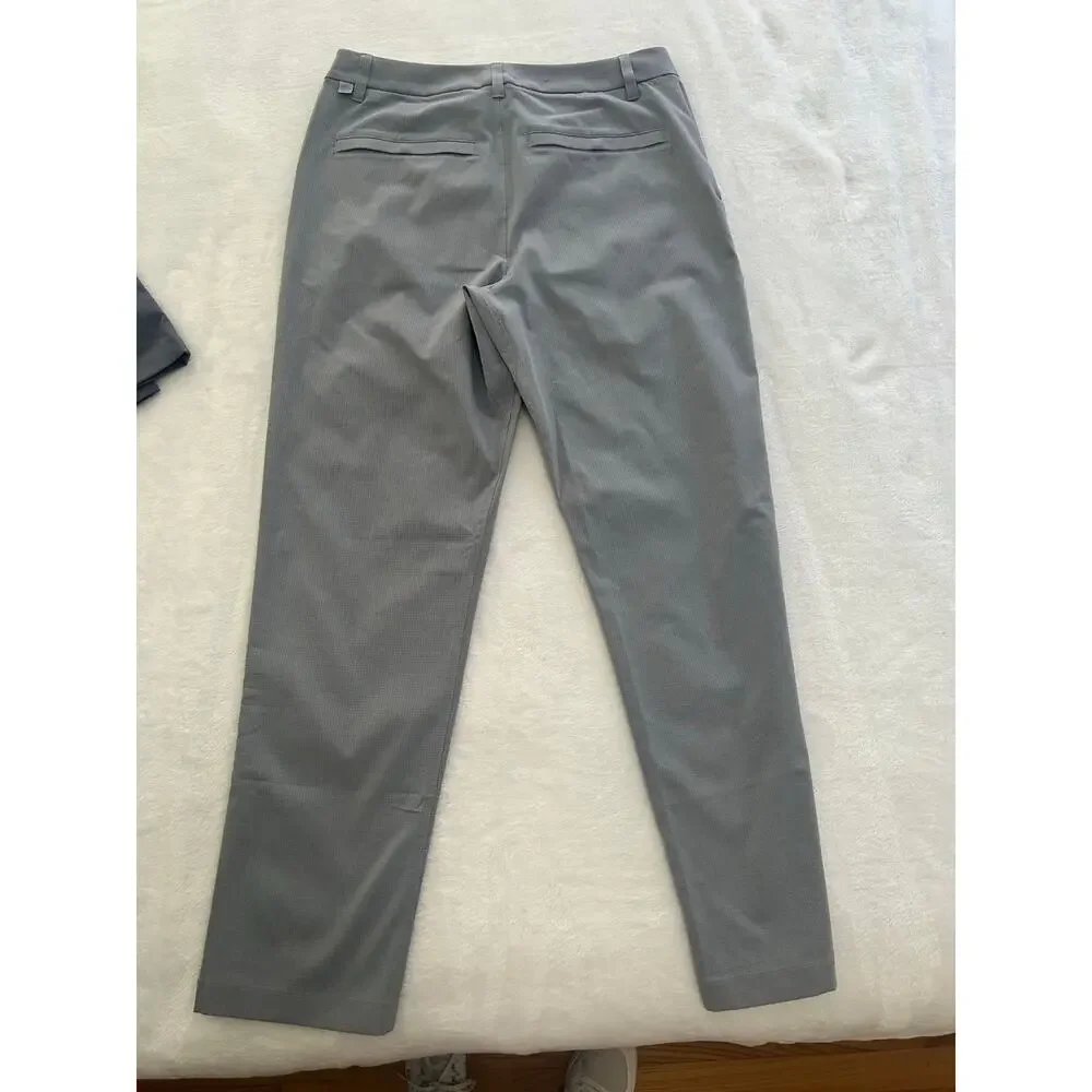 Lot of Lululemon Pants Mens 30 Gray Commission Slash Pockets Chino Trousers XC